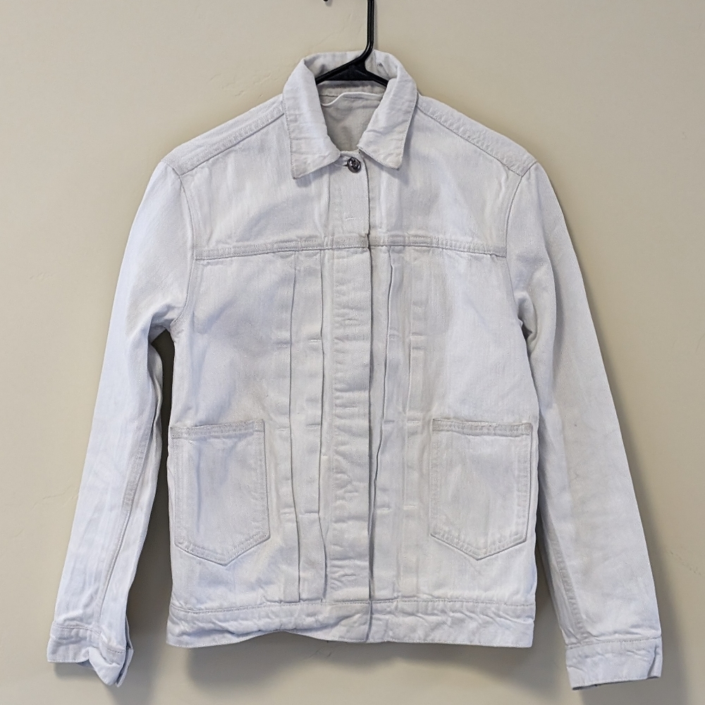 Light Grey Helmut Lang Denim Jacket